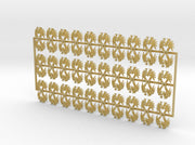 60x Winged Lambda - Shoulder Insignia pack 3d printed