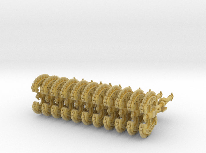 11x Double RotoAxe: Hurstwic 3d printed