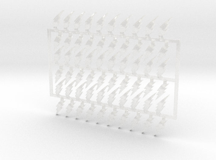 Lightning Bolt - Shoulder Insignia pack 3d printed