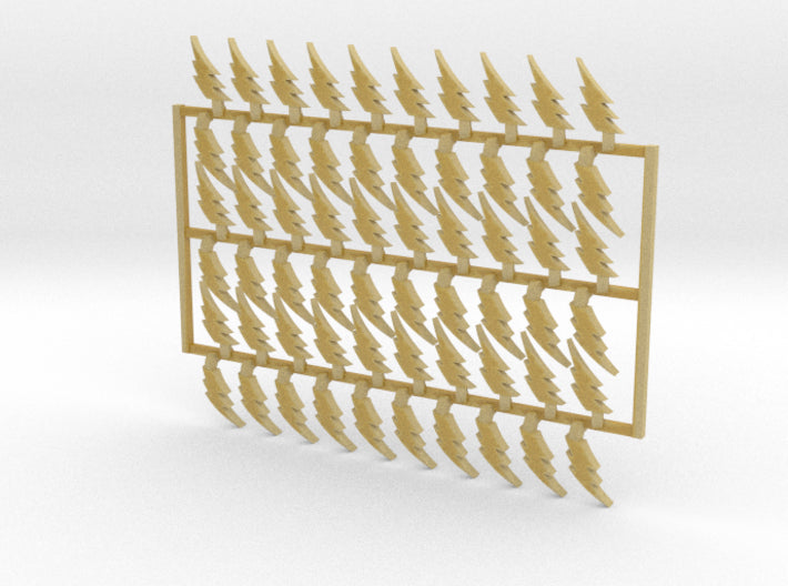 Lightning Bolt - Right Shoulder Insignias 3d printed