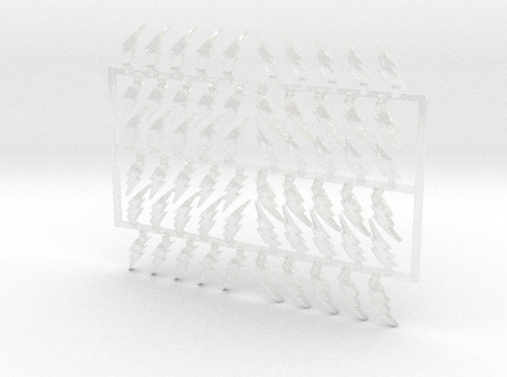 Lightning Bolt : Right &amp; Left Shoulder Insignias 3d printed