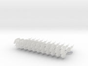 11x RotoAxe: Khrom 3d printed