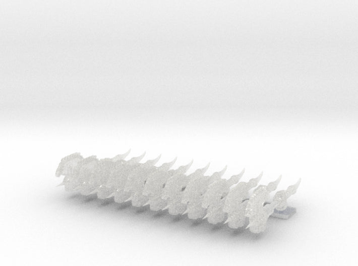 11x RotoAxe: Khrom 3d printed