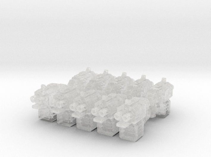 10x Blank : Blitz Pistols (5 L&amp;R) 3d printed