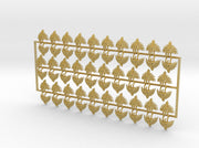 60x Winged Swords - Shoulder Insignia pack 3d printed
