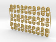 60x Cult Unspeaking - Shoulder Insignia pack 3d printed