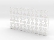 60x Angry Marines - Shoulder Insignia pack 3d printed