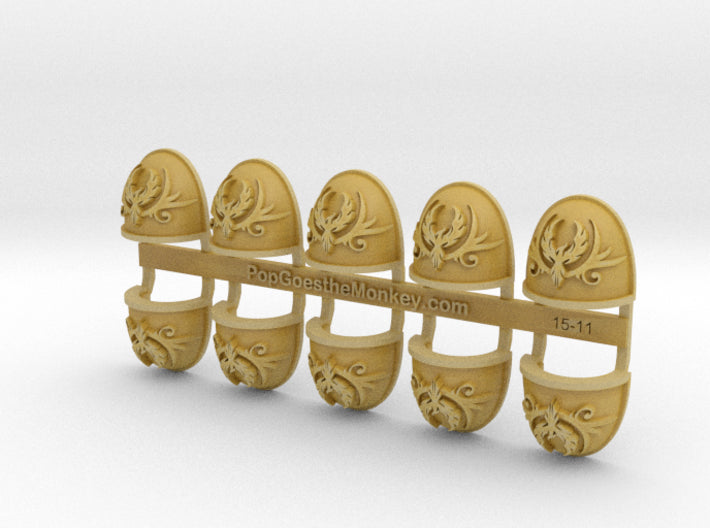 10x Phoenix Crest - G:4a Shoulder Pads 3d printed