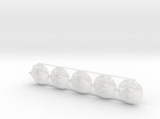 5x Left Boss Combat Shields w/Hand (SIS Ready) 3d printed