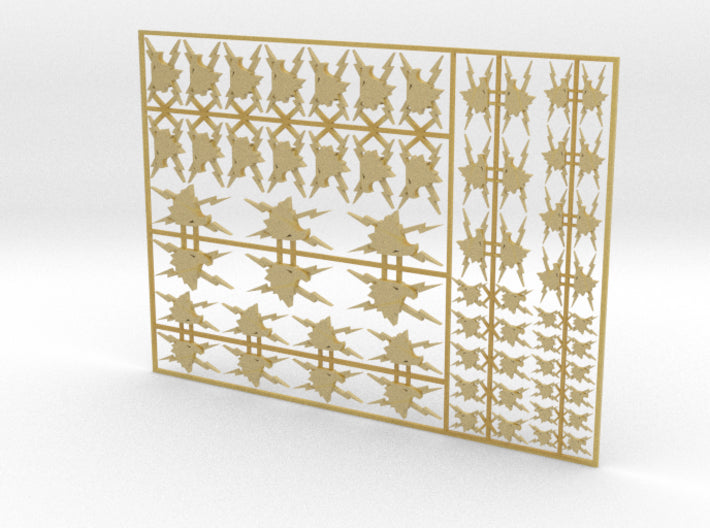 Thunder Eagles - Flat Vehicle Insignia pack 3d printed