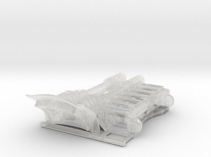 Phobos Battle Tank: Twin Laser Turret Weapon 3d printed