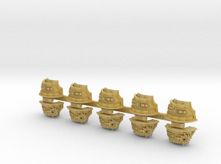 5x Scarab Sons - T:2a Cataphractii Shoulder Sets 3d printed