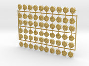 60x Radioactive Chaos - Shoulder Insignia pack 3d printed