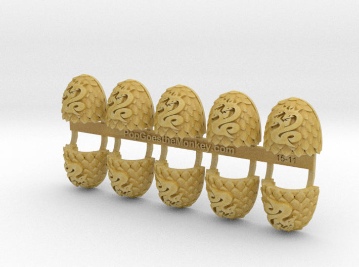 10x Hydra Legion - Voidscale Pauldrons 3d printed