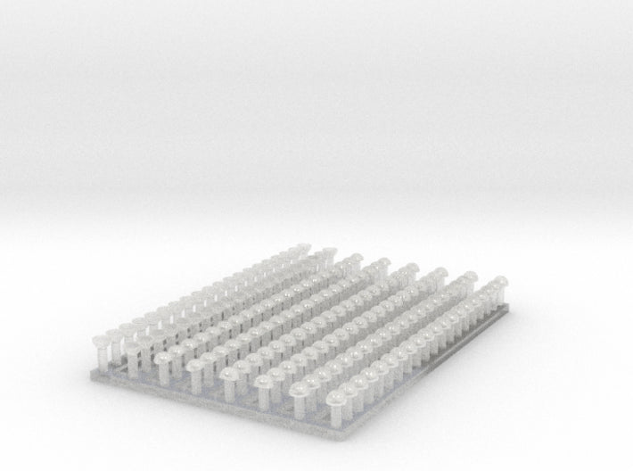 2mm Rivet Heads -Variety Pack 3d printed