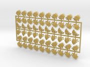 60x Dark Wolf - Shoulder Insignia pack 3d printed