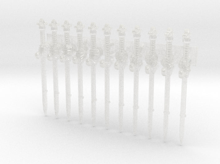 11x Energy Sword : Glaive 3d printed
