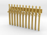 11x Roto Longsword: Claymore 3d printed