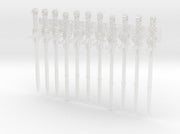 11x Energy Sword: Crusader 3d printed