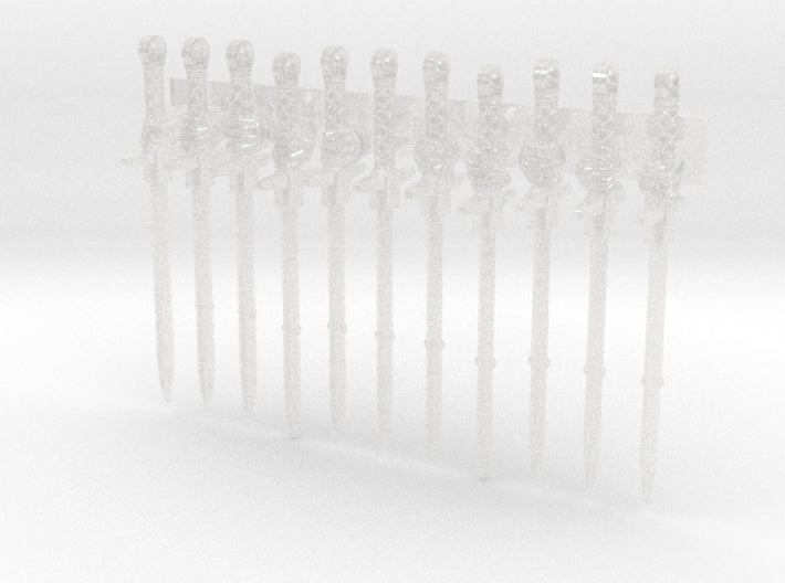 11x Energy Sword: Crusader 3d printed
