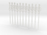 11x Energy Sword: Ultra Legion Crusader 3d printed