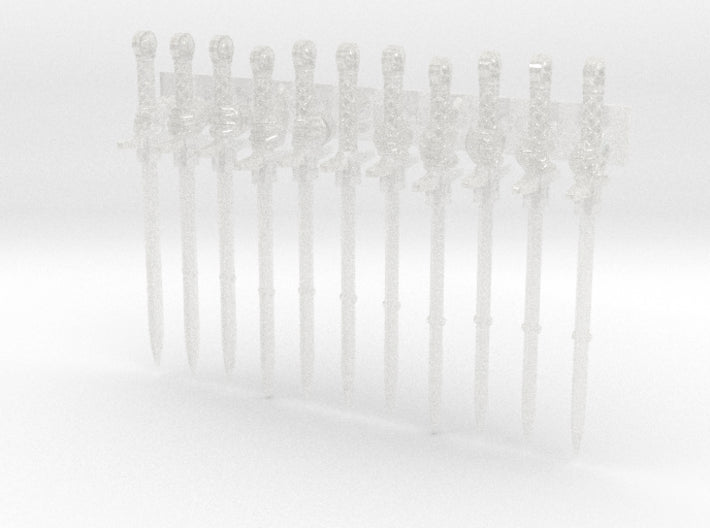 11x Energy Sword: Ultra Legion Crusader 3d printed