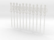 11x Energy Sword: Fist Crusader 3d printed