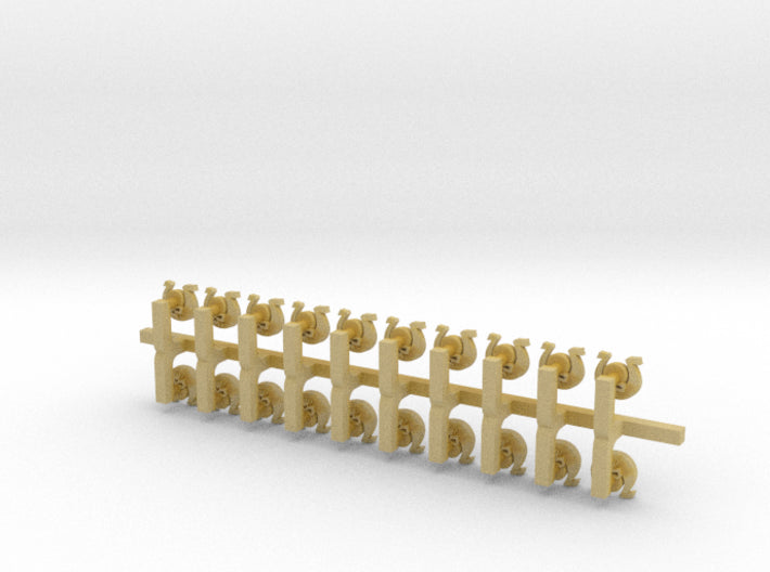 20x Ultra Skull - Tiny Convex Insignias (3mm) 3d printed