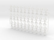 60x Halo Skull - Shoulder Insignia pack 3d printed