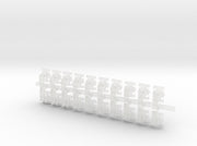 20x Demon Hunters - Small Bent Insignias (5mm) 3d printed