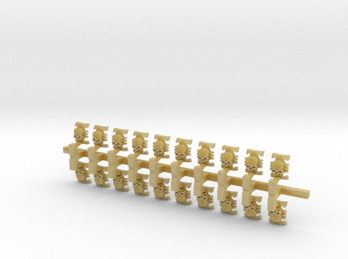 20x Xeno Hunters - Tiny Convex Insignias (3mm) 3d printed