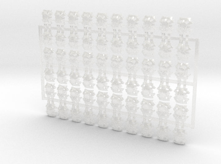 60x Xenos Hunters - Shoulder Insignia pack 3d printed