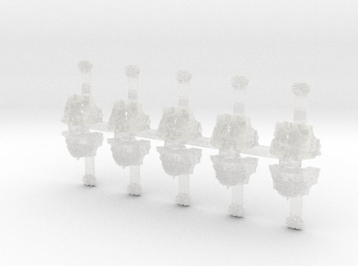 5x Scarab Sons - T:6b Aten'Hecktet Shoulders 3d printed