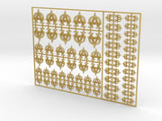 Alpha Omega - Flat Vehicle Insignia pack 3d printed