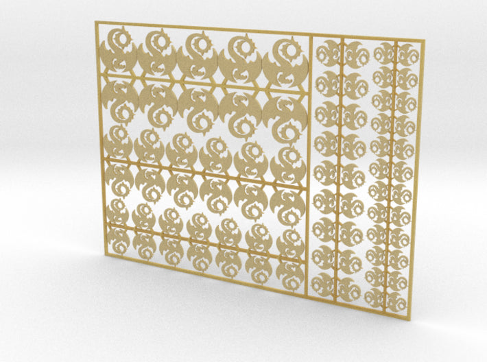 Void Drakes - Flat Vehicle Insignia pack 3d printed