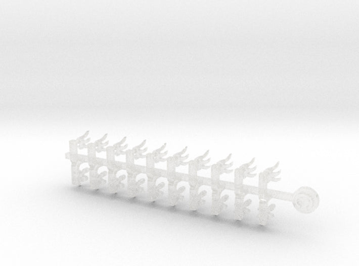 20x Angel Wing - Tiny Convex Insignias (3mm) 3d printed
