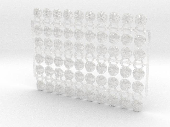 60x Chin Suns - Shoulder Insignia pack 3d printed