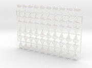 60x Clubs - Shoulder Insignia pack 3d printed