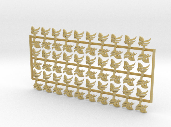 60x Winged Horse - Shoulder Insignia pack 3d printed