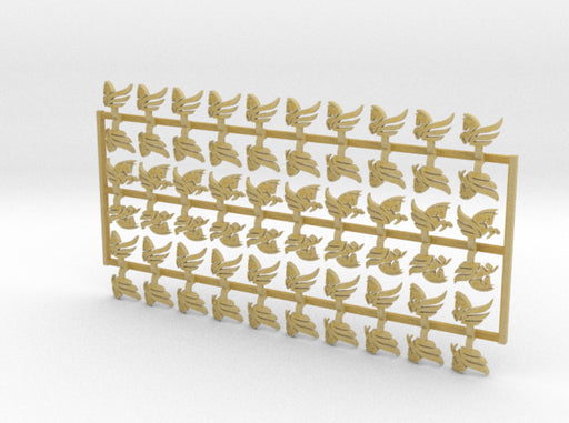 60x Winged Horse - Shoulder Insignias (L&amp;R) 3d printed