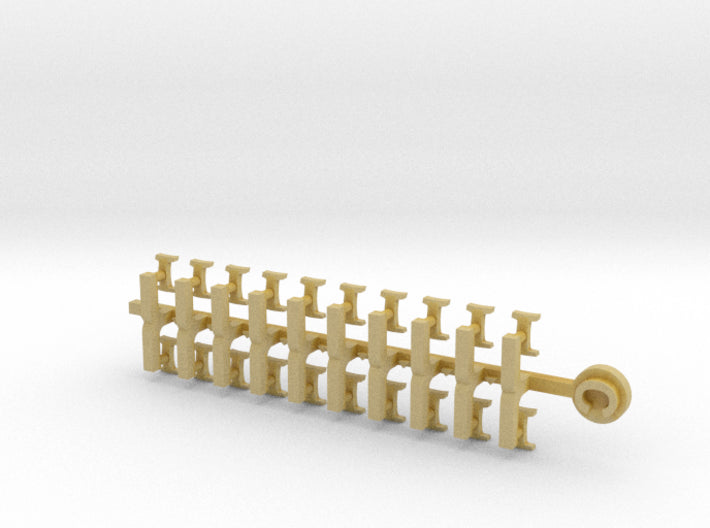 20x I - Tiny Convex Insignias (3mm) 3d printed