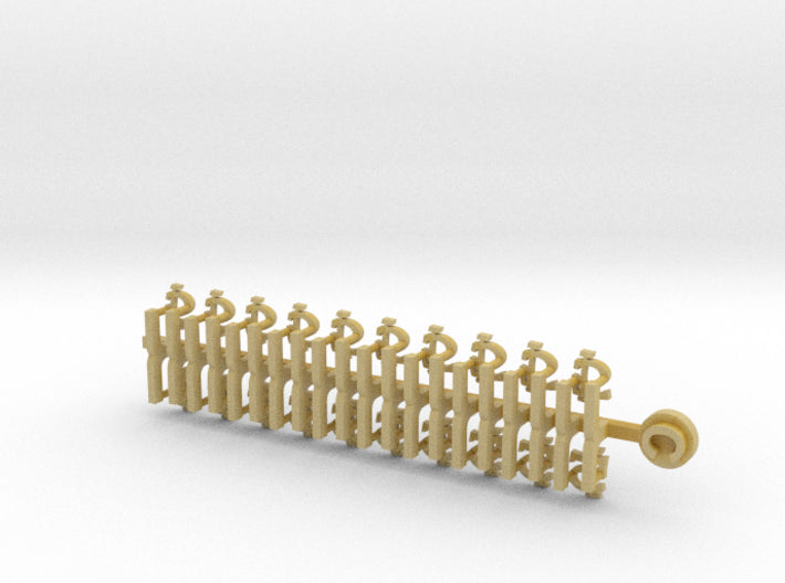 20x Ogothic #2 - Tiny Convex Insignias (3mm) 3d printed