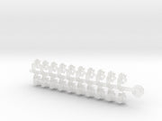 20x Ogothic #5 - Tiny Convex Insignias (3mm) 3d printed