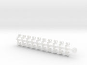 20x Ogothic #10 - Tiny Convex Insignias (3mm) 3d printed