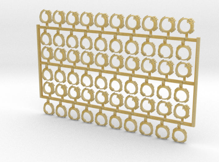 60x Oroboros - Shoulder Insignia pack 3d printed