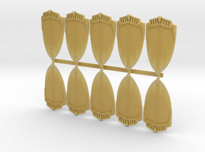 10x Blank - Libretto Shields (HS) 3d printed