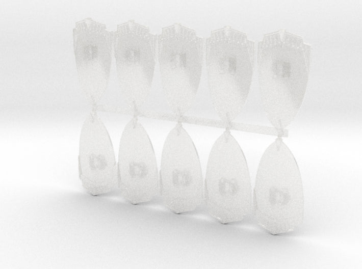 10x Blank - Libretto Shields (HS) 3d printed