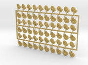 60x Moon Growlers - Shoulder Insignia pack 3d printed