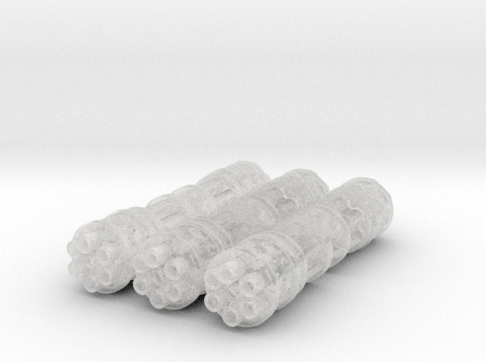 3x Prime Agressor : Gat Barrels 3d printed