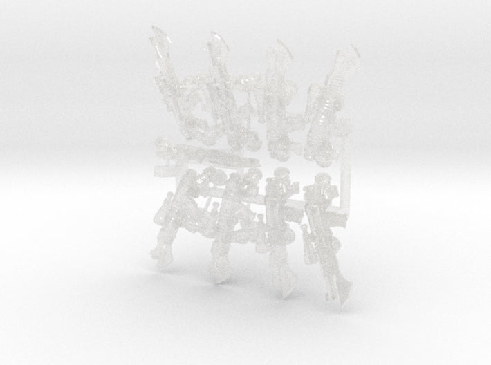 9x Thunderbuss Scope &amp; Bayonet w/Arms 3d printed